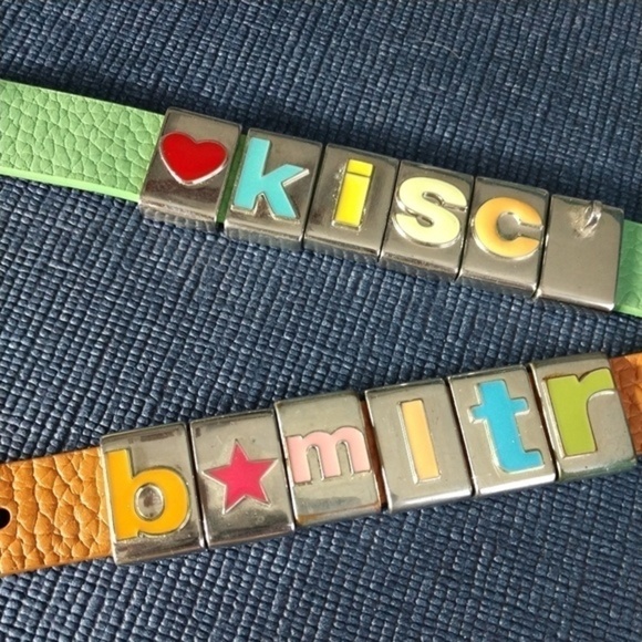 Gap 2 Leather Bracelets With Charms - Picture 1 of 8